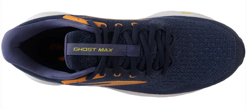 Brooks Men's Ghost Max Crown Blue/Black Iris/Marigold-4